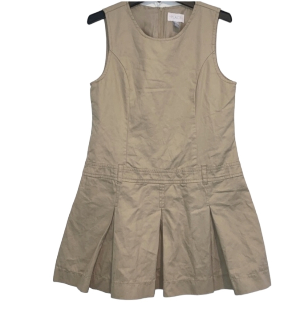 Children's Place tan school uniform dress size 12 girls